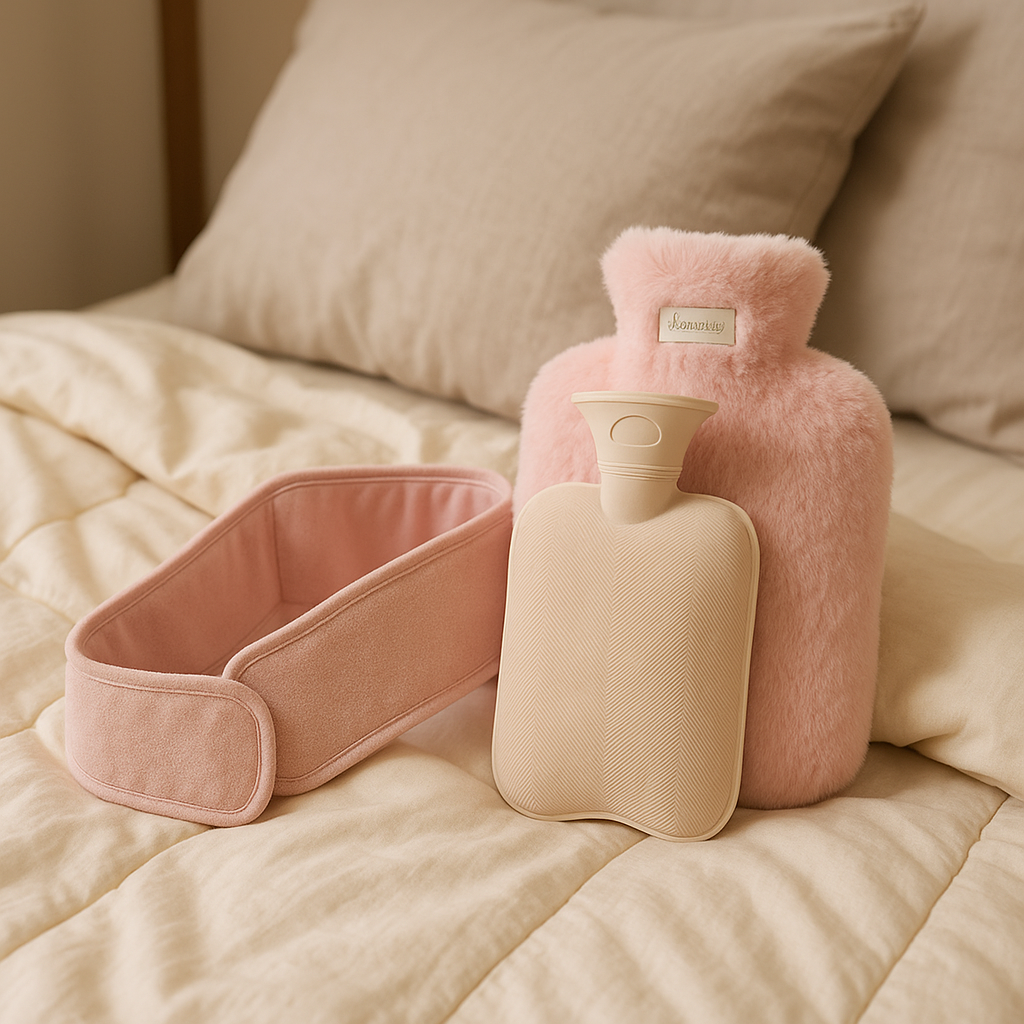 SnuggleWrap™ 3-in-1 Wearable Hot Water Bottle Set