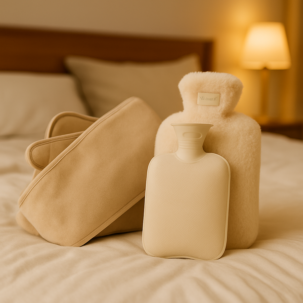 SnuggleWrap™ 3-in-1 Wearable Hot Water Bottle Set