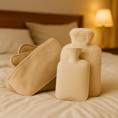 SnuggleWrap™ 3-in-1 Wearable Hot Water Bottle Set