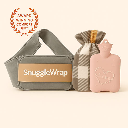 SnuggleWrap™ 3-in-1 Wearable Hot Water Bottle Set