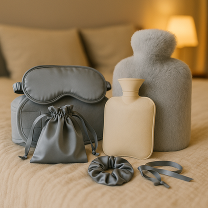 SnuggleWrap™ 3-in-1 Wearable Hot Water Bottle Set